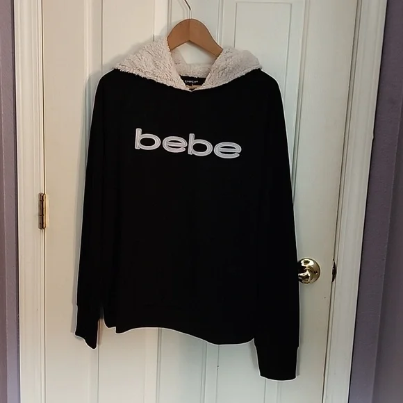 Bebe Sport Sherpa Lined Hoodie - Picture 4 of 9